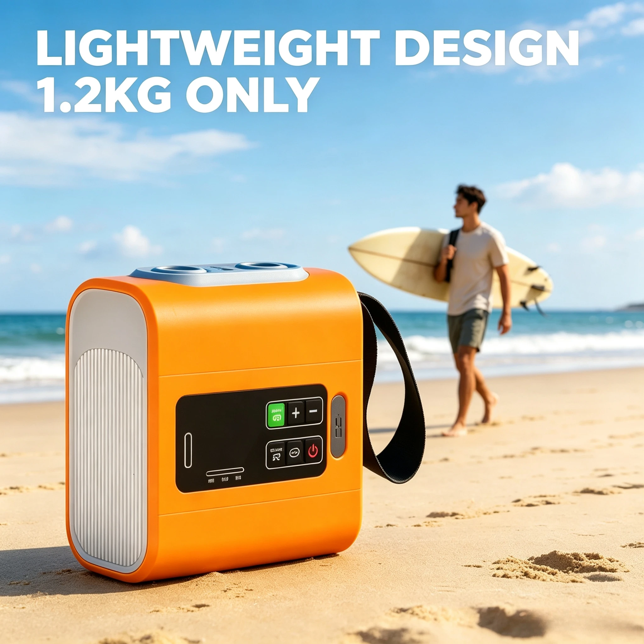 Fishing Boat Oar - Tragbare Outdoor-Camping-Luftpumpe SUP-Luftpumpe 22PSI Elektrische Luftpumpe