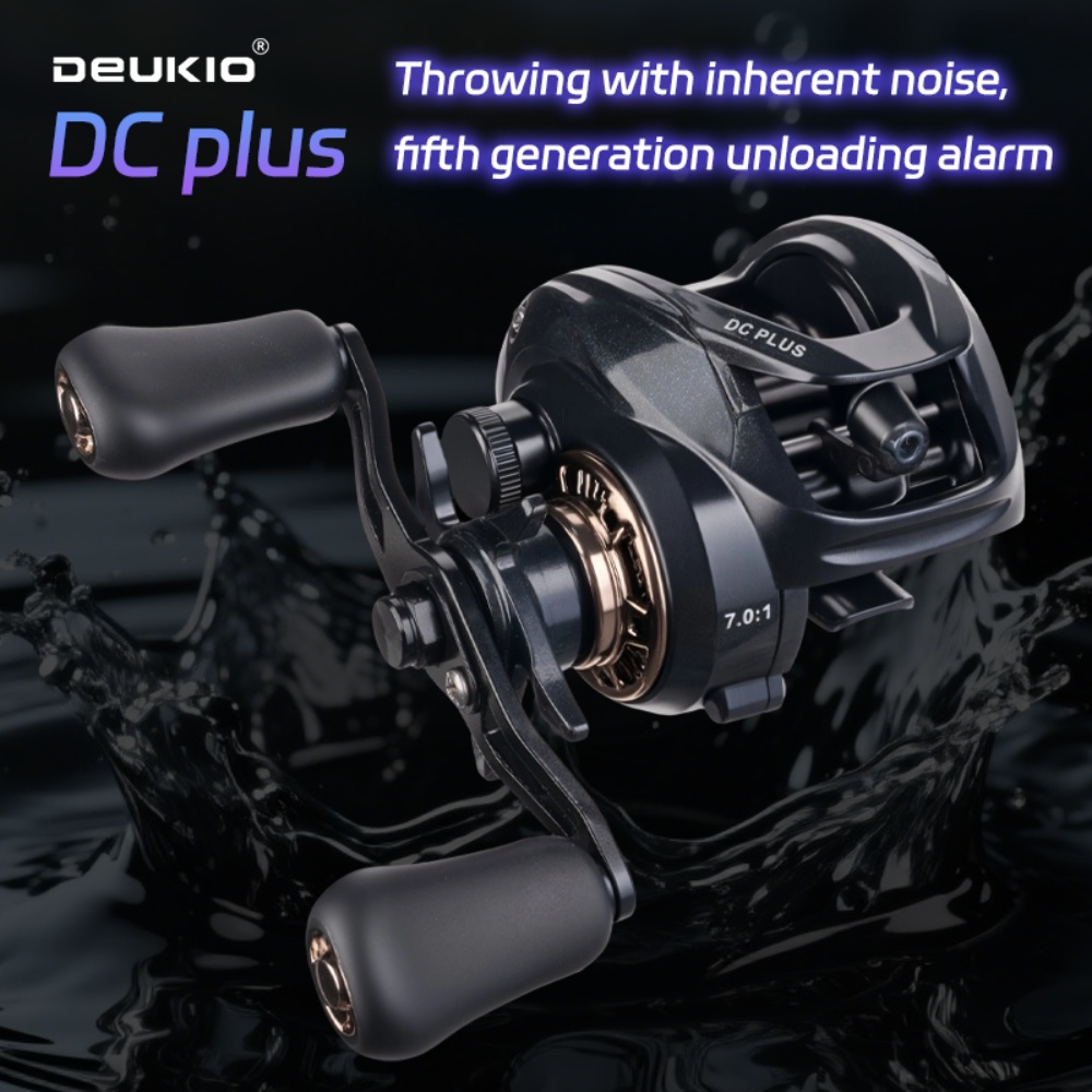 Kastking Reel Zephyr - Flache Spule DC Baitcasting-Rolle 7.0:1 Übersetzungsverhältnis