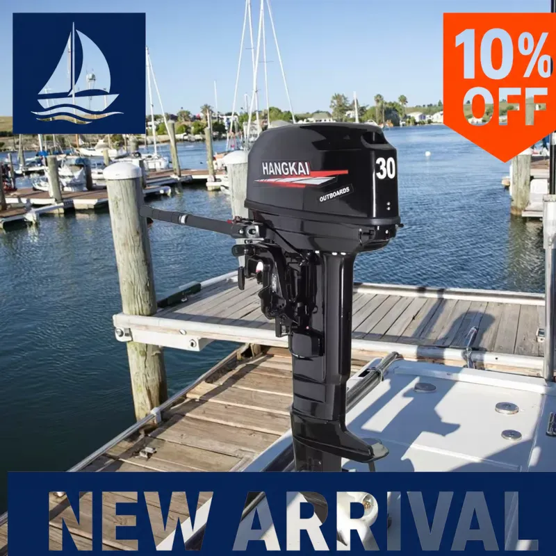 Fishing Boat Outboard Motor - 30 PS 2-Takt-Außenbordmotor 496 ccm Aluminium