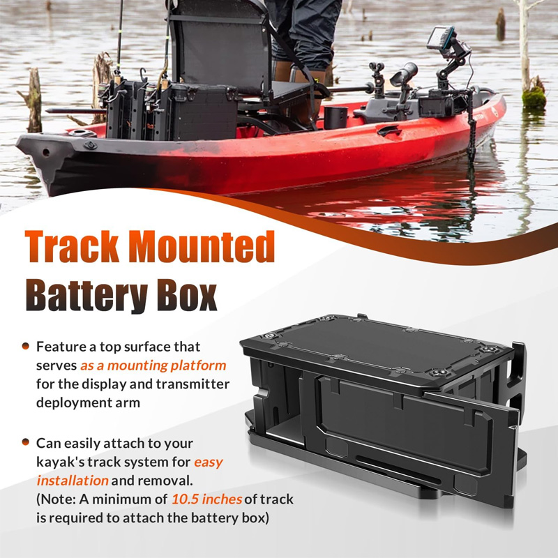 Schienenmontierter Batteriekas – Fishing Boat Steering Wheel Bewertung und Preis